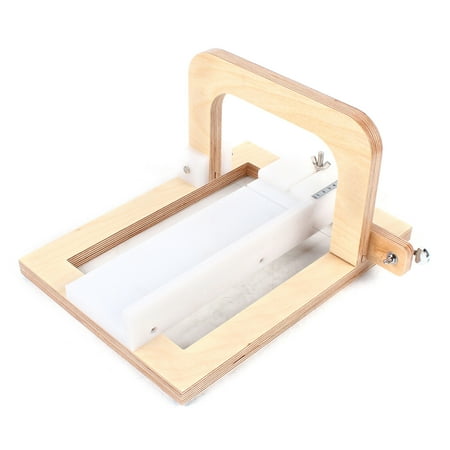 

Oukaning Soap Cutter Wire Soap Slicer Kit Soap Making Tools Replaceable Steel Wire Wooden Board Ruler