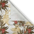 thumbnail image 4 of Ambesonne Vintage Valance Pack of 2, Exotic Climbing Ivy, 54"X12", Brown Sand Brown Red, 4 of 5