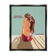 thumbnail image 2 of Stupell Industries Style is Eternal Motivating Fashion Quote Beach Woman Graphic Art Metallic Gold Floating Framed Canvas Print Wall Art, Design by Amelia Noyes, 2 of 5
