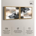 thumbnail image 2 of Art Remedy Minimalism Abstract Canvas, 20" x 20", Gold Frame, Tonal Mirage I 40x40 NB Set, 2 of 5