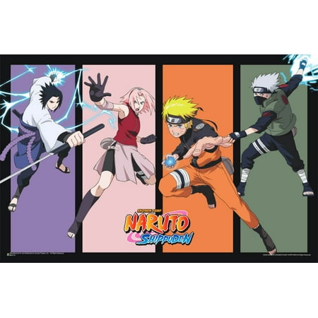 Naruto Team 7 Ll Poster 36in x 24in