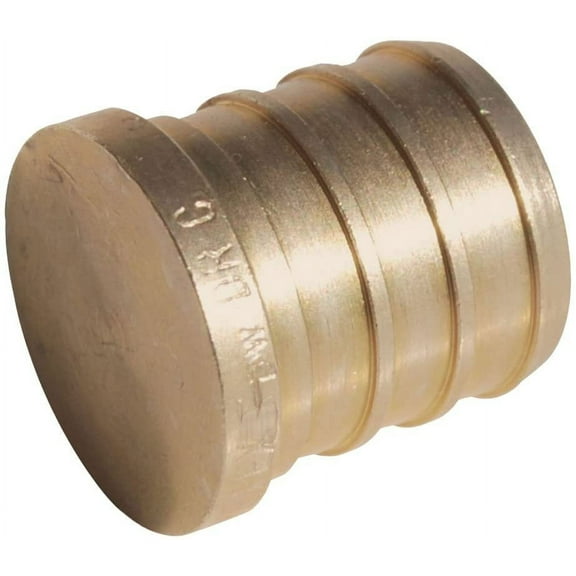 SharkBite UC512LFA Lead Free Plug, 3/8", Brass