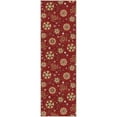 thumbnail image 2 of Well Woven Beatrice Transitional Floral 2'3" x 7'3" Runner Rug Red, 2 of 7