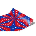 thumbnail image 2 of Rwraps Star Spangled Americana Patriotic Pinwheel Gloss Vinyl Film Wrap 59in x 5ft Vinyl Vehicle Car, 2 of 9