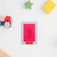 thumbnail image 4 of GAXIRE 1 Set Red Ink Pad For Footprint Recording Ideal For Home Users Kindergartens, 4 of 8