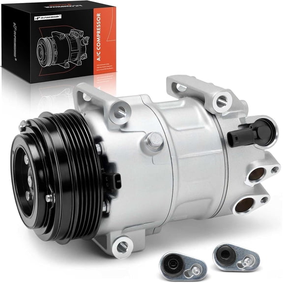 A-Premium Air Conditioner AC Compressor with Clutch Compatible with Jeep BU Series Renegade 2015-2018 & Fiat 500X 2016-2018, 1.4L