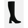 thumbnail image 6 of Paytin Faux Leather Block Heel Calf Length Boots, 6 of 10