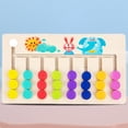 thumbnail image 1 of Juguetes de aprendizaje Montessori Slide Color and Shape Matching Preschool Logic Game para niños pequeños (8 colores), 1 of 3