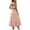 Light Pink, variant on Toome Women's Maternity Floral Maxi Dress, Adjustable Spaghetti Strap Tie Back Pregnancy Sundress for Baby Shower and Photoshoot, S-XXL
