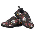 thumbnail image 2 of Chririnla Kids Sneakers Size 13 Skull Rose Print Athletic Running Shoes Boys Girls Lightweight Slip on Tennis Walking Jogging Shoes, 2 of 7