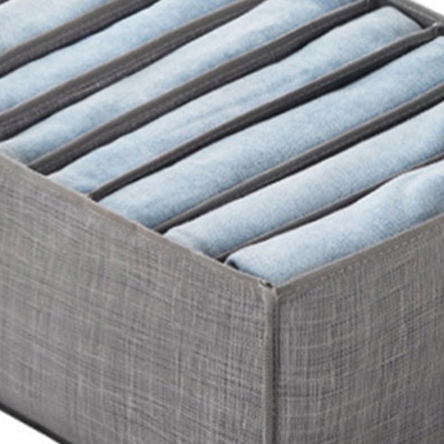 Divisor de ropa Caja de almacenamiento Armario Cajón Ropa interior Calcetines Organizador (B) Ndcxsfigh Libre de BPA