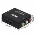 thumbnail image 2 of Convertidor de AV a HD Adaptador de video CVBS compuesto 720p 1080p 60Hz Convertidor portátil Methold EL4475-00B, 2 of 2