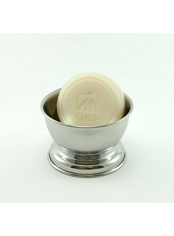 Shaving Soap Ocean Driftwood with Chrome Bowl -- 3 Oz Soap By Gbs 