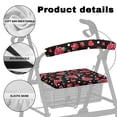 thumbnail image 5 of HELLHERO Heart-shaped Roses Walker Seat Cover Rollator Walker Seat Back Cover Anti-Slip Cover for Home Non-Slip Fit Easy to Install, 5 of 7