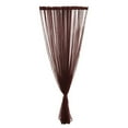 thumbnail image 2 of 1X One Curtain Leaves Sheer Curtain Tulle Window Treatment Voile Drape Valance 1 Panel Fabric Curtain, 2 of 3