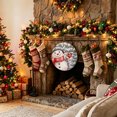 thumbnail image 2 of Welcome Sign for Front Door, Christmas Grey Snowman Round Metal Wall Art Wreaths, Winter Snowflakes Rustic Xmas Trees Outdoor Indoor Wall Hanging Sign for Porch Decor Housewarming Gifts 7.9 Inch, 2 of 8