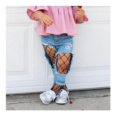 

Kids Girls Mesh Fishnet Net Hollow Out Pantyhose Tights Stockings