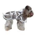 Four Seasons Pet Raincoat Large And Small Dogs Raincoat Transparent Design Pet Outdoor