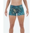 thumbnail image 3 of Tough Mode Women's 3" 5"Mid-Waisted Athletic Running Workout Volleyball Spandex Gym Dance Crossfit WOD Lifting Active Soccer Sports Training Compression Booty Shorts, 3 of 7