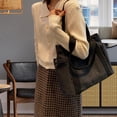 thumbnail image 3 of Bolso de hombro grande, cartera, bolso de mano, bolso de viaje para mujer negro, 3 of 9