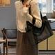 thumbnail image 3 of Bolso de hombro grande, monedero, bolso de viaje, bolso de mano escolar para mujer, negro, 3 of 9