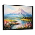 thumbnail image 2 of Designart "Mountainous Floral Beauty I" Seasonal Flowers Floater Framed Canvas Wall Art, 2 of 5