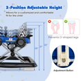 thumbnail image 3 of Baby Walker HONEY JOY 4 en 1 plegable con alturas ajustables, 3 of 9