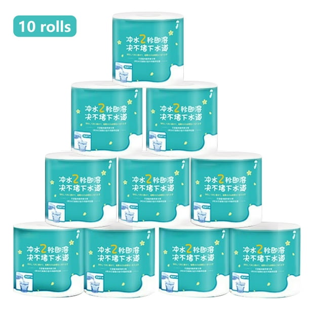 Water Soluble Toilet Paper 4Layers Water Solubility Thick Toilet Roll