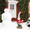thumbnail image 5 of Christmas Goose Outfit Handmade Porch Goose Santa Outfits Cute Goose Clothes for 23" Goose Halloween Christmas Outdoor Patio Yard Lawn Art, 5 of 7