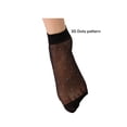 thumbnail image 5 of INSPIRE CHIC Women's Dots Pattern Ankle Length Stretchy Sheer Socks Black, 5 of 5
