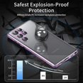 thumbnail image 5 of Funda magnética para Samsung S24 Ultra/S24 Plus/S24, parachoques de metal de vidrio templado de doble cara con Saf, 5 of 5