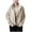 Beige-03, variant on HTNBO Womens Fleece Jacket Zip Up Sherpa Coats Fall Winter Trendy Fuzzy Mock Neck Jackets Coat with Pockets
