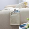 thumbnail image 1 of Cotton Linen Bedside Storage Bag Organizer Bed Desk Bag Sofa Tv Remote Control Hanging Bag Storage Organizer Bed Holder Pockets, 1 of 4