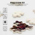 thumbnail image 4 of 500 Piece Highland Cow In Santa Hat Jigsaw Puzzle For Adults Festive Farm Animal Puzzles Challenging & Fun Brain Teaser Holiday Home Decor Unique Gift Idea, 4 of 7