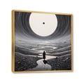 thumbnail image 2 of Designart "Mirage in the Desert III IV" Landscapes Floater Framed Canvas Print, 2 of 7