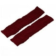 thumbnail image 4 of Urkutoba Women's Cable Knit Winter Leg Warmers, Red, 4 of 4