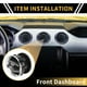 thumbnail image 2 of Ventilación de aire del calentador de AC del tablero Unique Bargains para Ford F150 2009-2014, salida de A/C del tablero central, conducto de ventilación de aire, plástico negro tono titanio 1 Pc, 2 of 6