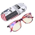 thumbnail image 1 of Gafas de lectura con filtro de luz azul para hombres y mujeres (+2,50, punto rojo) con elegante estuche de almacenamiento, 1 of 7