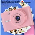 thumbnail image 6 of Oggfader Digital Camera for Kids 10-12 Children's Digital Camera Holiday Gift High-definition Front And Rear Single Shot 2000w Mini 2.0 Inch Video Camera Can Take Pictures,Pink, 6 of 9
