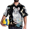 thumbnail image 4 of Tmall Men's Button Down Hawaiian Print Short Sleeve Casual Summer Beach Shirts, 4 of 6