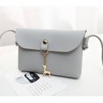 thumbnail image 3 of zttd women's vintage small deer pendant leather crossbody shoulder bag gray a, 3 of 4