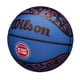 thumbnail image 3 of Baloncesto WILSON del equipo de la NBA Graffiti Detroit Pistons, talla 7, 3 of 7