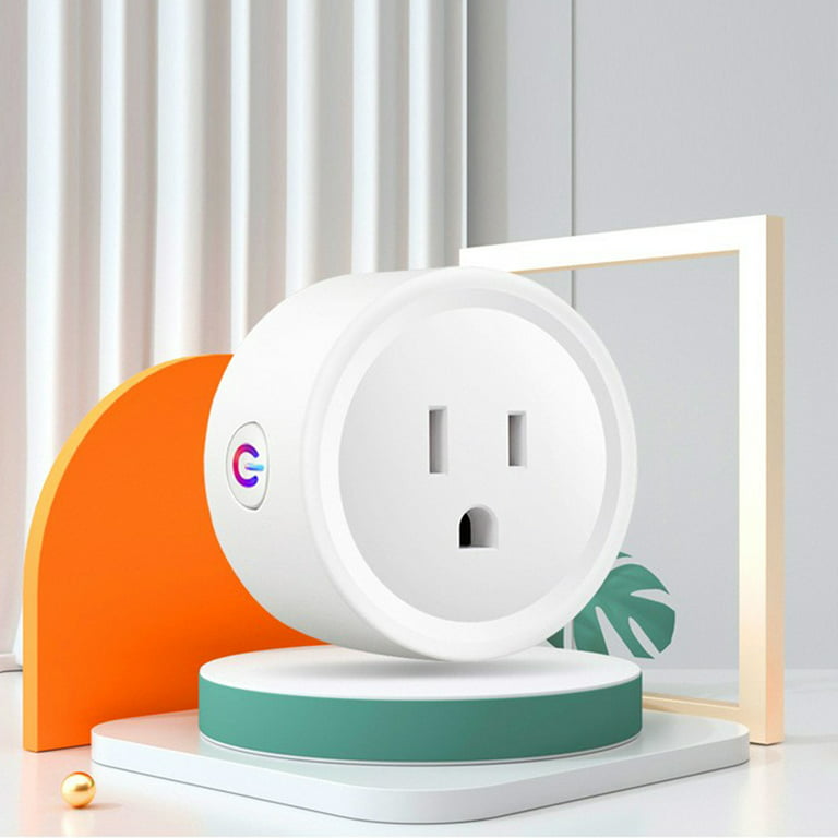 UltraPro Smart Plug WiFi Outlet with Tether, Smart Outlet, Smart Home,  Smart Switch, Works with Alexa, Google Home, No Hub Needed, ON/Off Switch,  Easy
