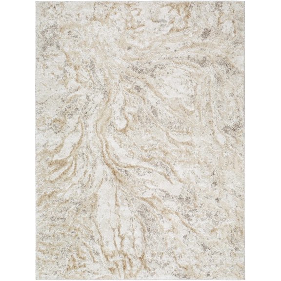 BoutiqueRugs Syler Traditional, Transitional Area Rug - Light Silver, Warm Gray - 2' x 2'11"