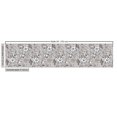 thumbnail image 3 of Ambesonne Charcoal Fabric by the Yard Upholstery, Floral Nostalgia Daffodils, 10 Yards, Pale Taupe Dimgray, 3 of 5