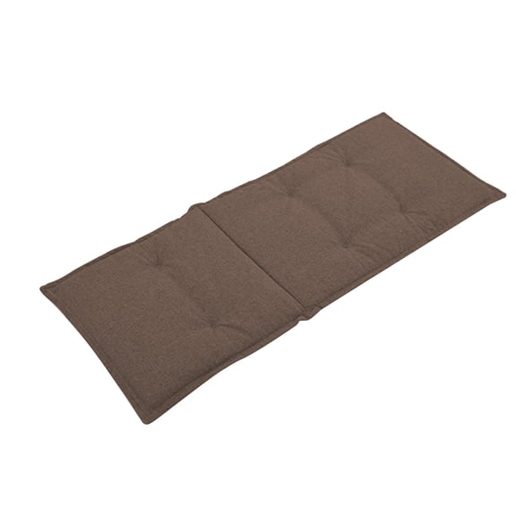 Outdoor Bench Cushion for Patio Furniture, 47" X 19" Water Resistant Tufted Overstuffed Porch Swing Cushions, Thick Outdoor Loveseat Cushions (Coffee)