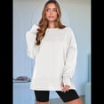 thumbnail image 4 of Sudaderas de Gran Tamaño para Mujer, Sudaderas con Capucha de Larga con Abertura para el Pulgar, Camisetas con Abertura Lateral, Tops Estilo Y2K XL, 4 of 10