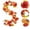 B, variant on Halloween Tinsel Garland Decorations, Artificial Gradient Maple Leaf Hanging Rattan, Halloween Party Favor Supplies, Window Decoration, Mantel Party Decor for Indoor #L