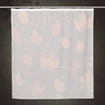 thumbnail image 3 of Autumn Leaves Shower Curtain, Fall Foliage Bathroom Decor with Dark Brown & Orange Leaf Pattern, Autumn Cozy Home Decor, Floral Bath Decor, 3 of 5