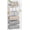 Walnut Plack-J-type White Rack, variant on Vintage Brown Plank J-type Black Rack Towel Rack Wall Mounted 6 Tier Rolled or Folded Holder with Floating Shelves